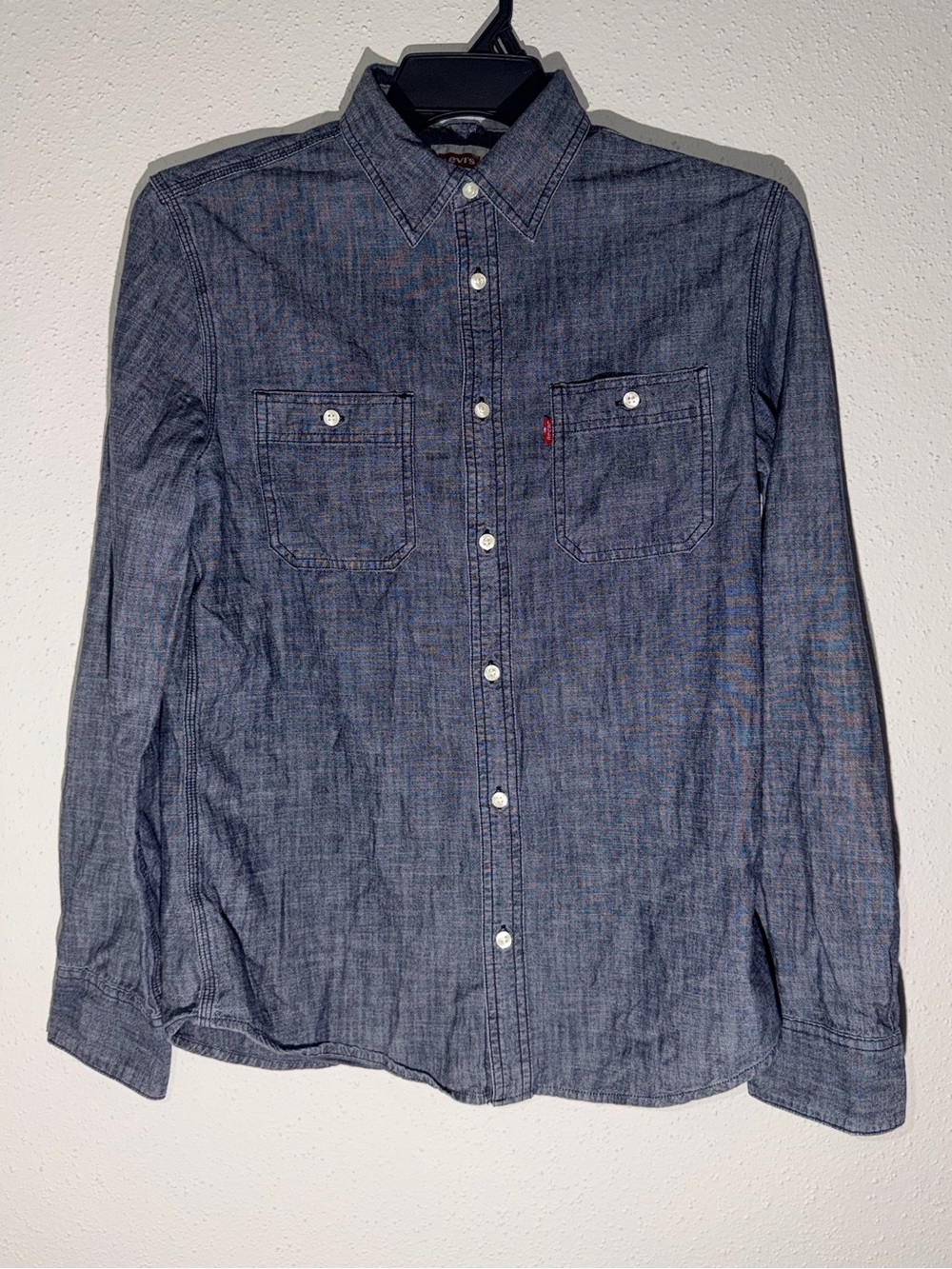 Levi’s Denim Shirt Men’s Size Medium Blue heather